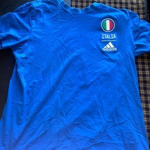 Adidas ITALIA soccer shirt. Large.